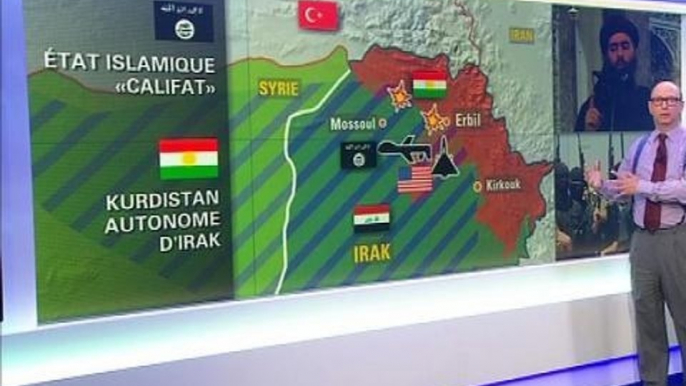 "Les Etats-Unis visent surtout les pièces d'artillerie" de l'Etat islamique, selon Hyman