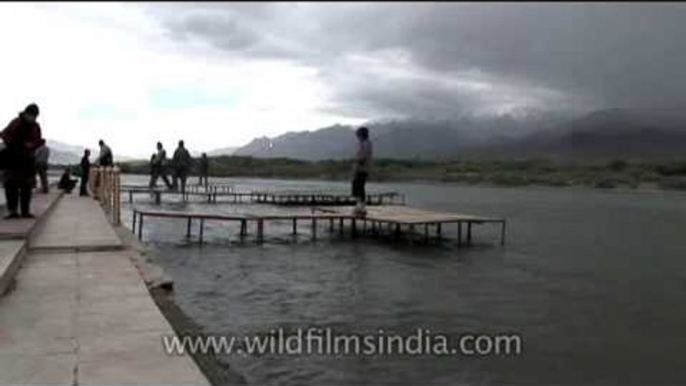 Sindhu Darshan or Singhey Khabab Festival at Indus River banks, Ladakh