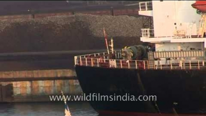 Cargo ships and vessels in Port of Paradip, Odisha