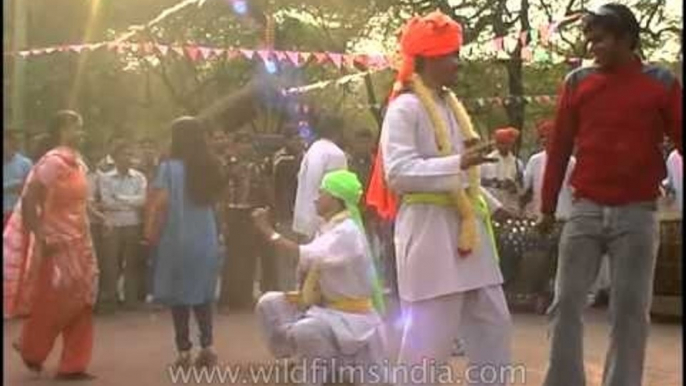 Indian folk dancers at the Surajkund International Crafts Mela