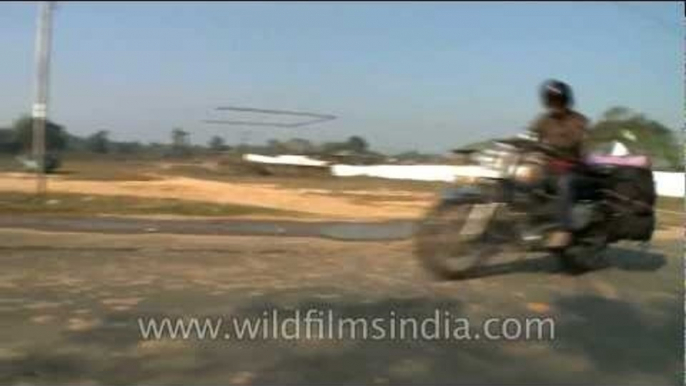 Riding the royal way on Royal Enfield Bullet at the 4th North East Riders Meet 2012