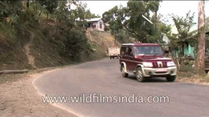 NERM Royal Enfield riders driving on Nagaland highway!