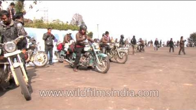 Royal Enfield Bullet riders ball - North East Riders Meet (NERM) 2012, Nagaland