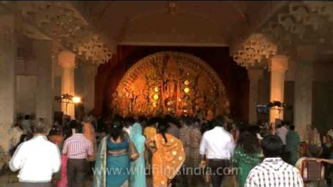 Durga Puja celebration at CR park, New delhi