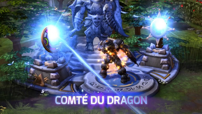 Des héros de Heroes of the Storm et des champs de bataille