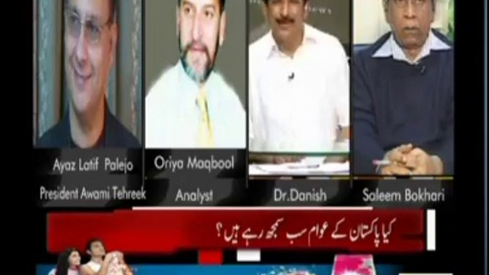 Sawal Ye He... Ayaz Latif Palijo sb with Dr Danish on ARY TV News