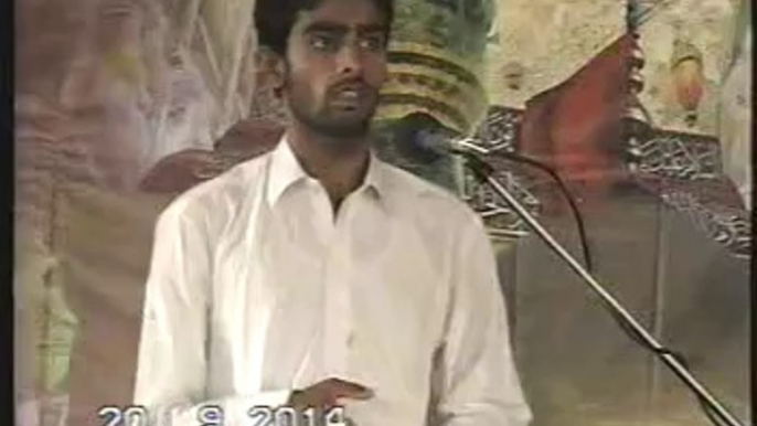 Zakir Taqi Abbas Jawadi Salana Majlis (20 Sep 2014) Basti Mehmoodaywala Near Kukkarhatta (Kabirwala)