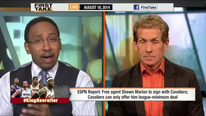 Shawn Marion Signs with Cleveland Cavaliers - ESPN First Take.