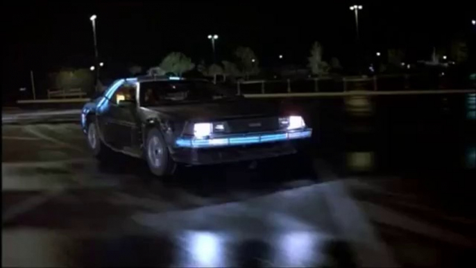 La DeLorean dans Retour vers le Futur (1985)