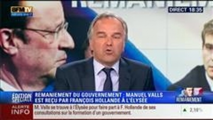 BFM Story: La démission du gouvernement Valls marque-t-elle une nouvelle crise politique ou une clarification d'une nouvelle ligne politique ? - 25/08