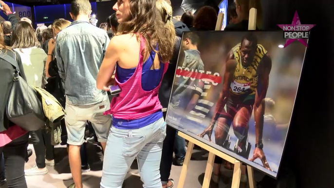 Usain Bolt roi des selfies à Paris