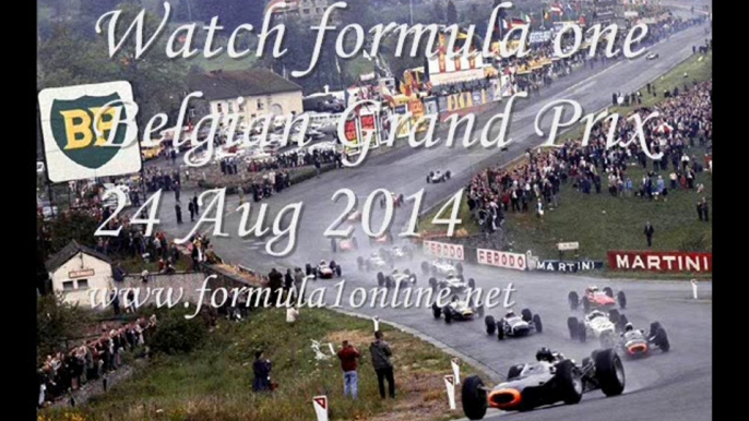 Watch 2014 formula one Belgian Grand Prix Live