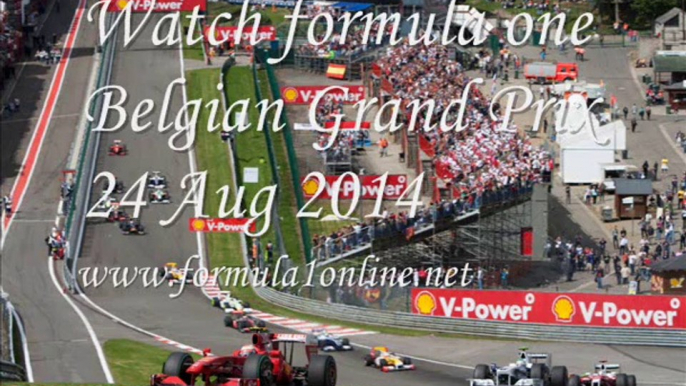 Online formula one Belgian grand prix 2014