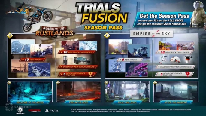 PS4 Games - Trials Fusion  Riders of the Rustlands DLC Official Release Trailer for Sony PlayStation 4 HD 1080p