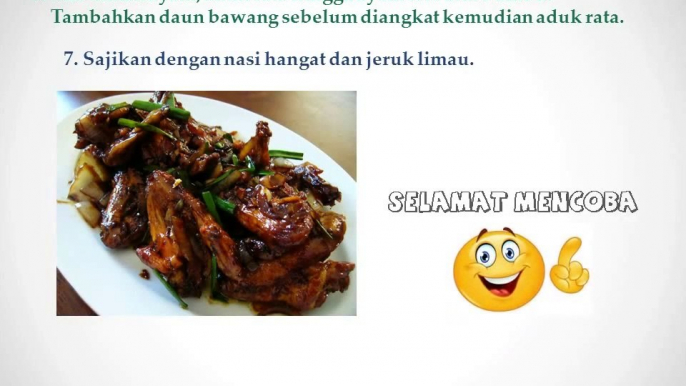 Resep Cara Membuat Ayam Goreng Kecap & Bumbu Masakan yang di Butuhkan