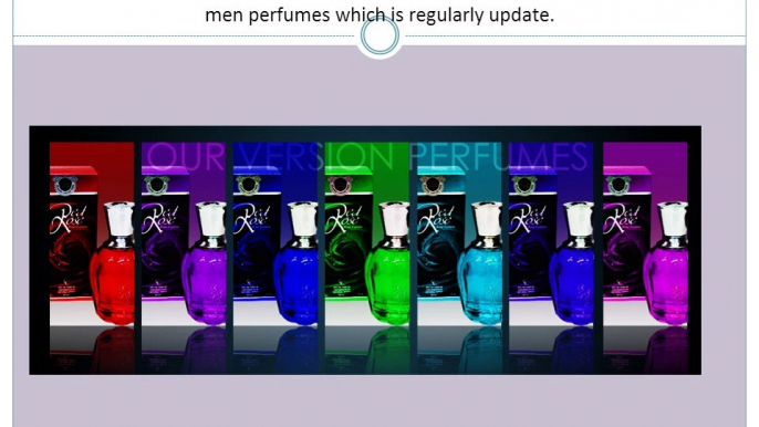 Our Version Perfumes for men and women