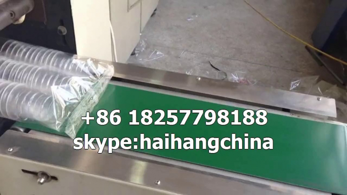 automatic Plastic Cup Counting & Packing Machine for counting plastic cups and packing plastic cups