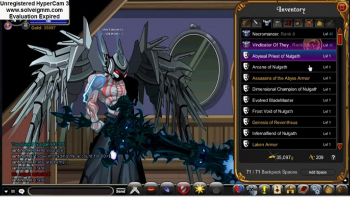 PlayerUp.com - Buy Sell Accounts - Aqw Selling Account 2013 November 24 (NOT TRADED YET)(1)