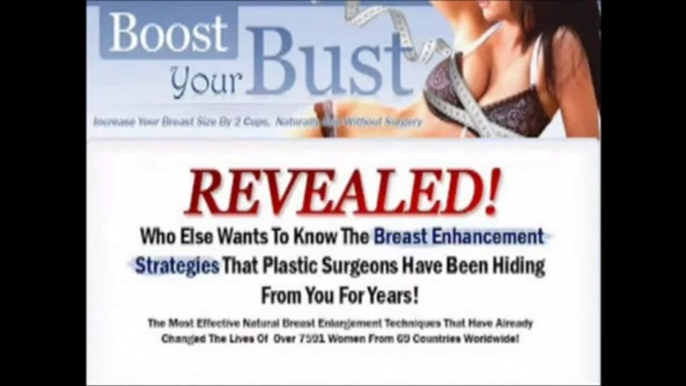 Boost Your Bust Guide FREE Download