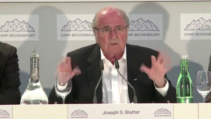 Sepp Blatter vows to continue fight against racism