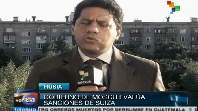 Suiza sigue línea occidental e impone sanciones a Rusia