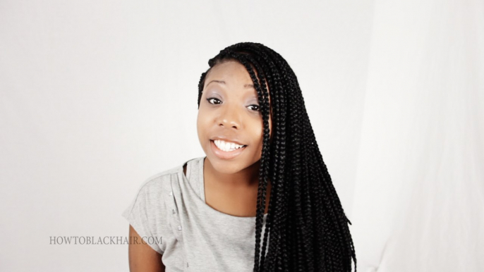 Box Braids Finished Results Solange Knowles / Brandy Inspired Braid Tutorial Part 6 of 8