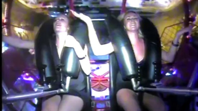Roller coaster better than a night with her guy! Extreme feeling
