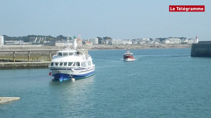 Belle-Ile-en-Mer (56). Marin disparu : l'arrivée du bateau à Quiberon