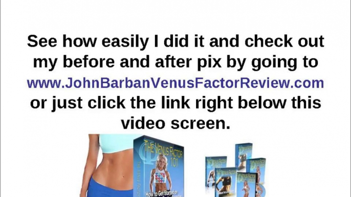 John Barban Venus Factor Review - John Barban Venus Factor Diet1