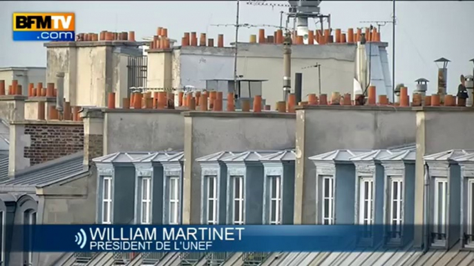 BFMTV, William Martinet, président de l'UNEF au sujet de la caution locative étudiante