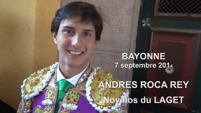 ANDRES ROCA REY A BAYONNE LE 7 SEPT. 2014