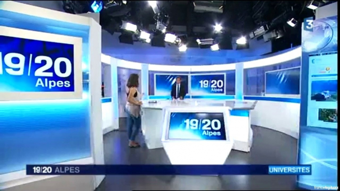 France 3 Alpes - 19/20, Pauline Collet, présidente de l'UNEF Grenoble, réagit à la généralisation de la caution locative étudiante