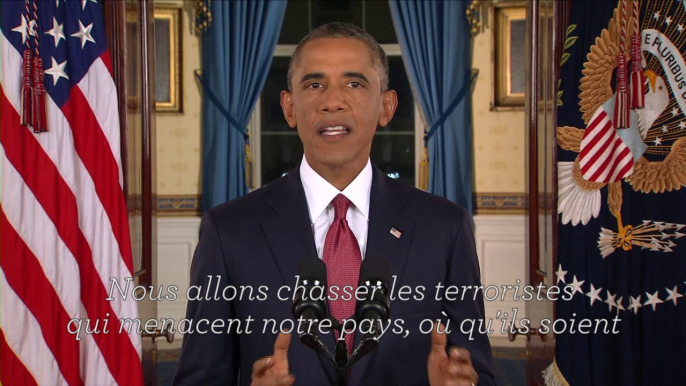 Obama : "Nous chasserons l'Etat islamique où qu'il soit"