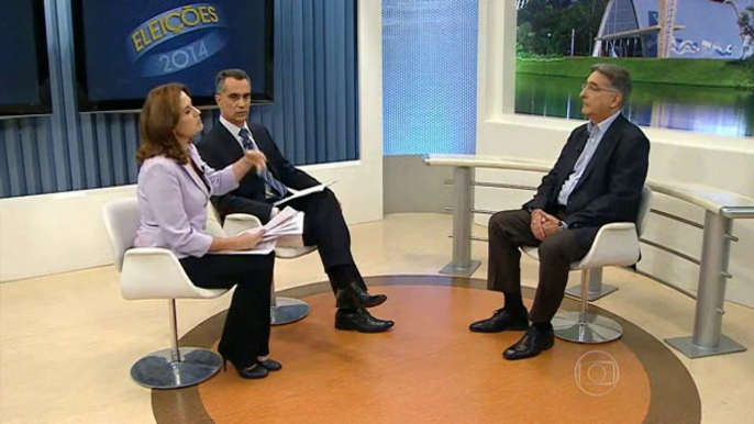 Veja a entrevista com o candidato Fernando Pimentel - MG TV - 16-09-2014