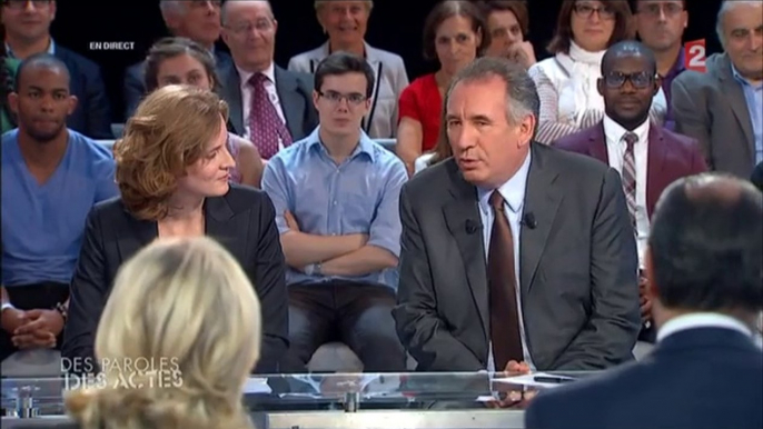 François Bayrou, invité Des paroles et des actes sur France2 - 180914