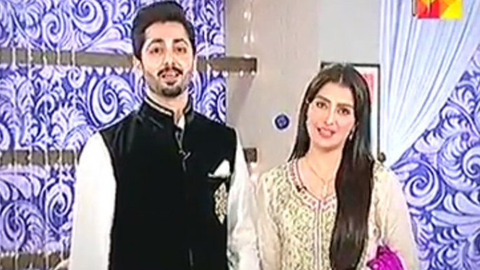 Aiza Khan and  Danish Taimoor in Jago Pakistan Jago Eid First Day