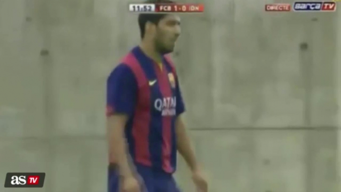 Suárez marca dois gols em amistoso pelo Barça