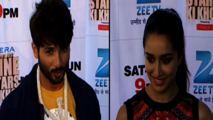 Shahid Kapoor And Shraddha Kapoor Promote Haider On The Sets Of Cinestars Ki Khoj Grand Finale