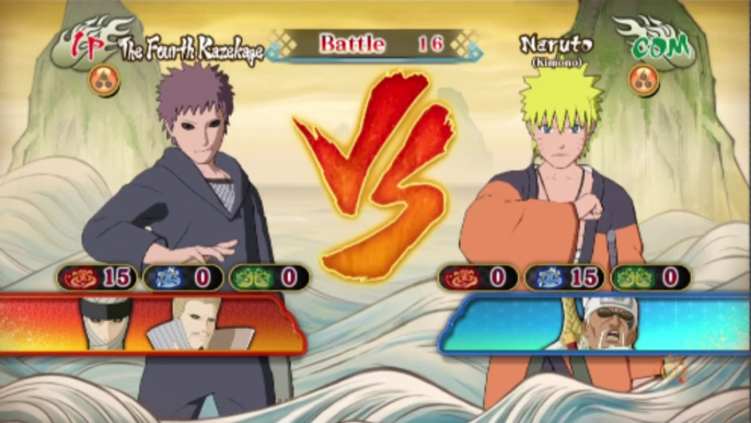 Fourth Kazekage VS Naruto In A Naruto Shippuden Ultimate Ninja Storm Revolution Match / Battle / Fight