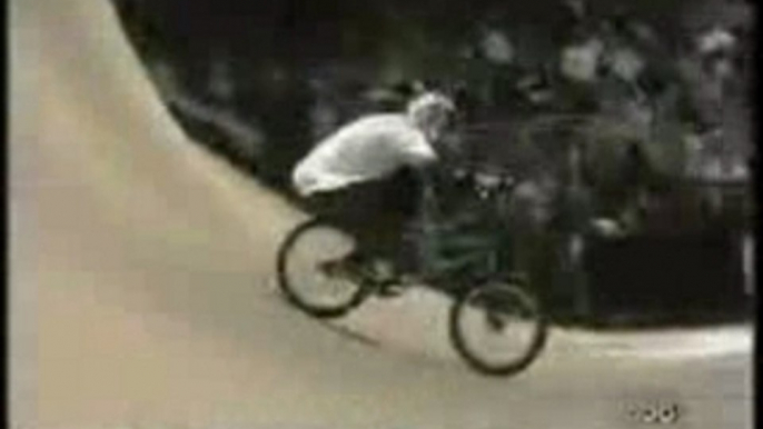 First Double flair bike stunt