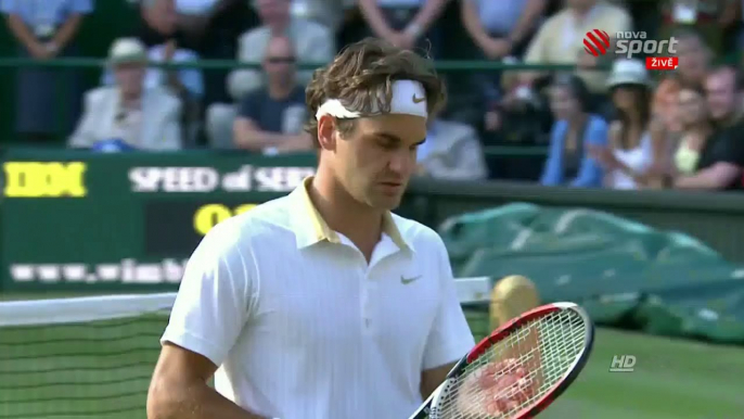 2009-07-05 Wimbledon Final - Federer vs Roddick (highlights HD)