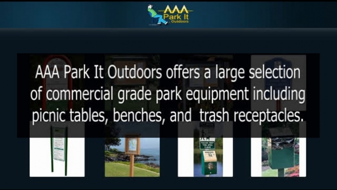 Purchase Commercial Grade Park Equipments at Aaa Park It Outdoors