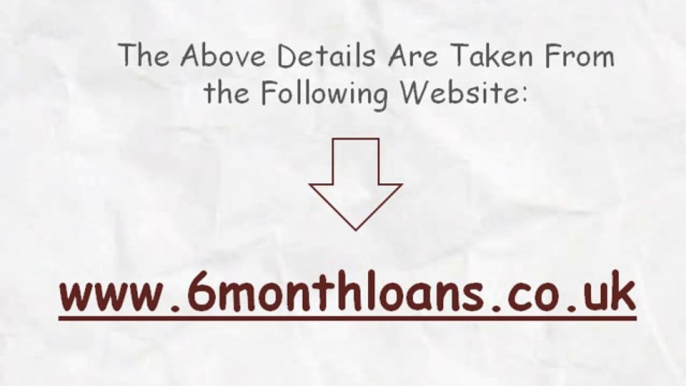 Bad Credit 6 Month Loans- Instant Finance Always Available When You Have Bad Credit