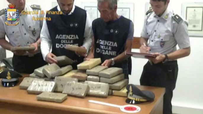 Ravenna – Sequestrati 35 kg di cocaina (02.10.14)