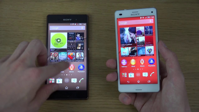 Sony Xperia Z3 vs. Sony Xperia Z3 Compact - Review (4K)