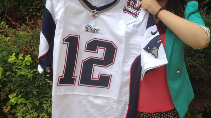 Bills vs. Patriots, NFL Week 6 2014 NFL Patriots #12 Tom Brady White Jerseys only Sell $21 Online at jerseys-china.cn