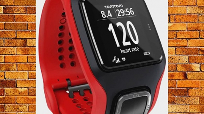 Montre GPS TomTom Runner Cardio Noir/Rouge (1RA0.001.00)