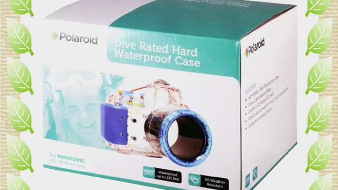 Polaroid Dive Rated Waterproof Underwater Housing Case For The Canon Powershot G1 X Digital