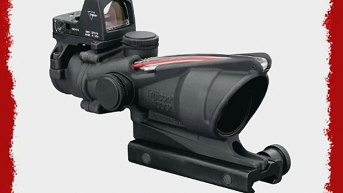 Trijicon TA31F-RMR ACOG 4x32 Scope Dual Illuminated Red Chevron .223 Ballistic Reticle 3.25