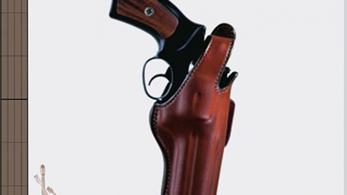 Bianchi Tan 5Bh Thumbsnap Holster Fits Colt Python 6In (Right Hand)